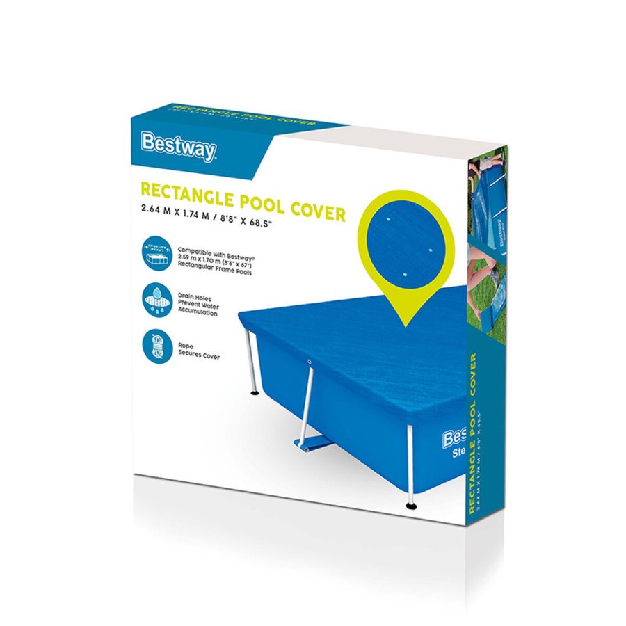 Swimmingpool Cover Bestway Bl 259 x 170 x 61 cm #4
