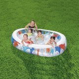 Oppustelig Pool Bestway Multifarvet 229 x 152 x 51 cm #4