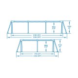 Pool Aftageligt Bestway Steel Pro 56403b (259 x 170 x 61 cm) #5