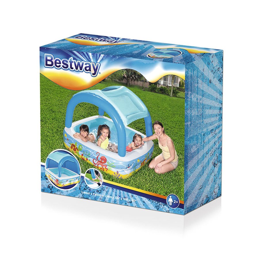 Oppustelig Pool til B�rn Bestway 140 x 140 x 114 cm #2