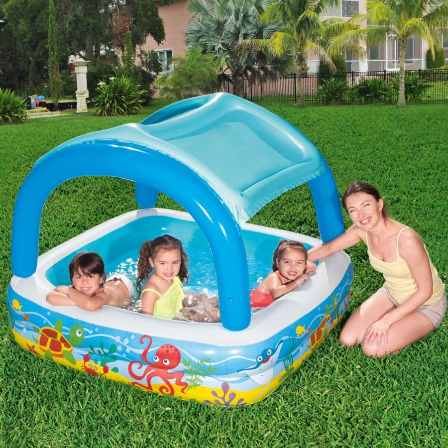 Oppustelig Pool til B�rn Bestway 140 x 140 x 114 cm #7