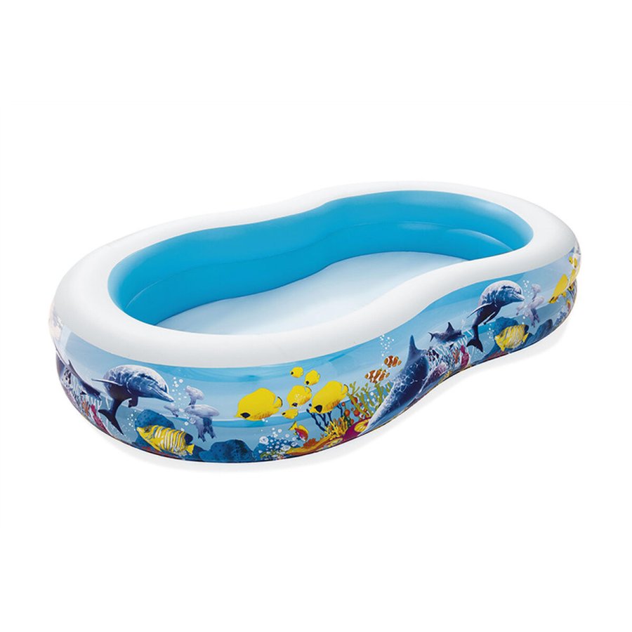 Oppustelig Pool til Brn Bestway Multifarvet 262 x 157 x 46 cm #1