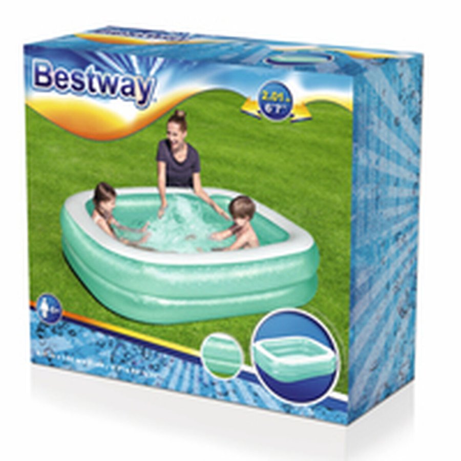 Oppustelig Pool til Brn Bestway Multifarvet 201 x 150 x 51 cm #4
