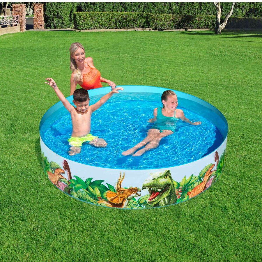 Oppustelig Pool til Brn Bestway Dinosaurer 183 x 38 cm #7