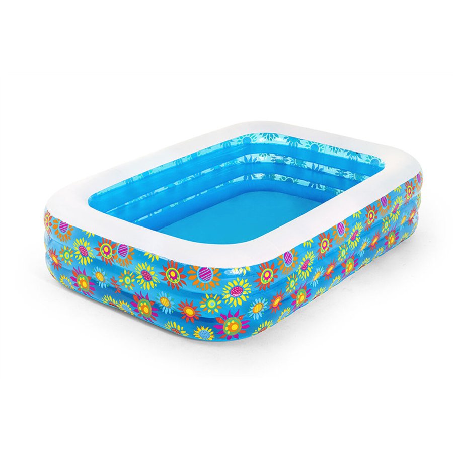 Oppustelig Pool til Brn Bestway Multifarvet 305 x 183 x 56 cm Floral #1