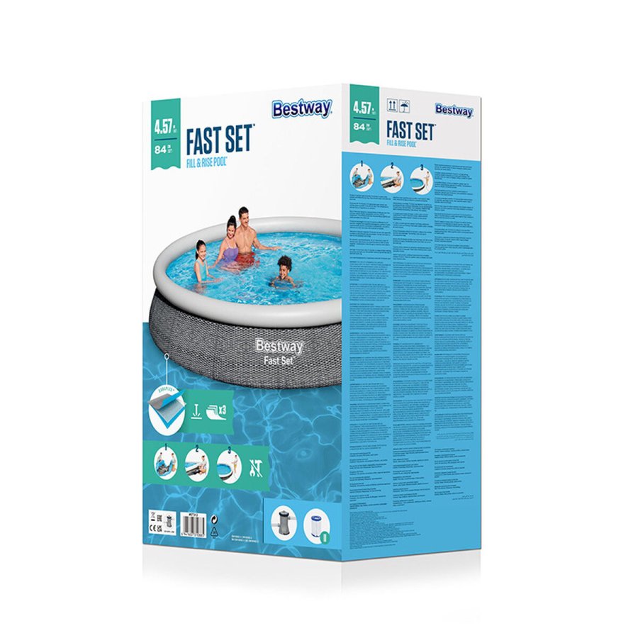 Oppustelig Pool Bestway Gr 7340 L 396 x 84 cm #5