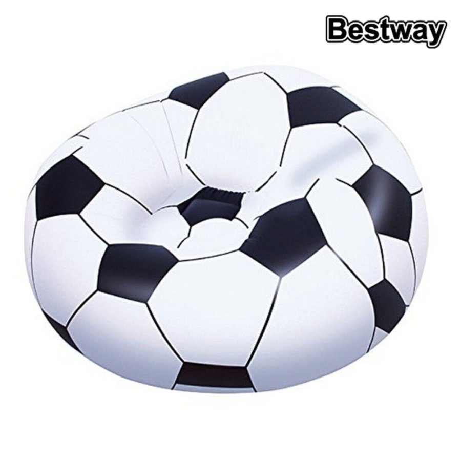 Oppustelige lnestol Bestway Multifarvet 114 x 112 x 71 cm 112 x 114 x 66 cm Fodbold #1