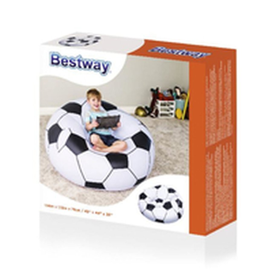 Oppustelige lnestol Bestway Multifarvet 114 x 112 x 71 cm 112 x 114 x 66 cm Fodbold #6