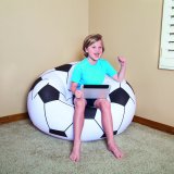 Oppustelige lnestol Bestway Multifarvet 114 x 112 x 71 cm 112 x 114 x 66 cm Fodbold #7