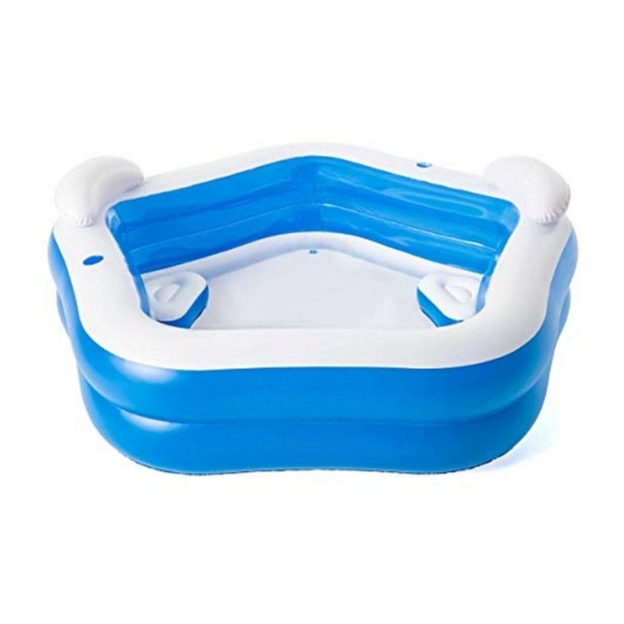 Oppustelig Pool til Brn Bestway Multifarvet 213 x 206 x 69 cm #1