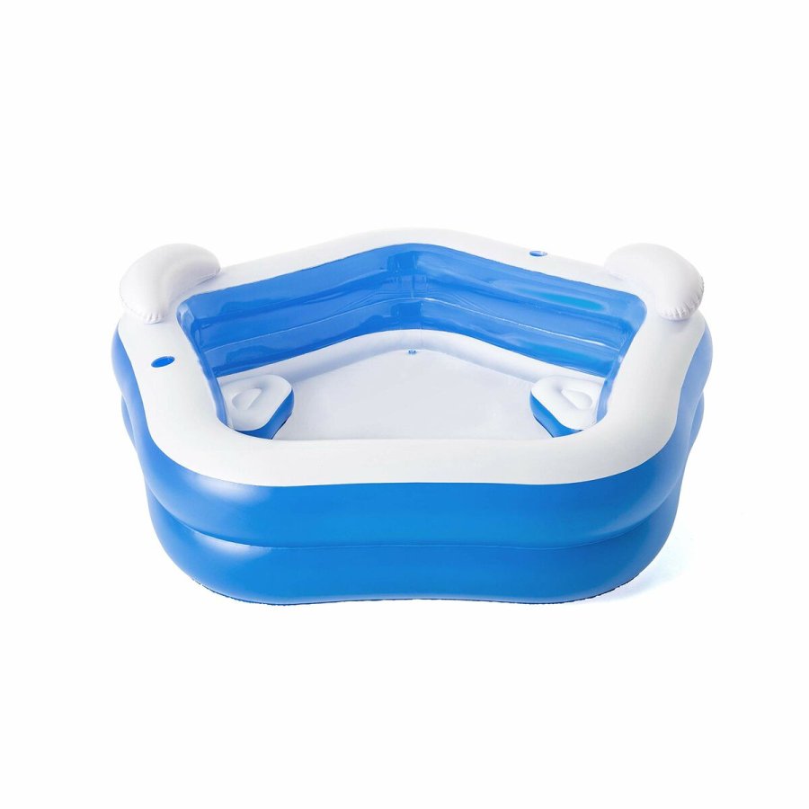 Oppustelig Pool til Brn Bestway Multifarvet 213 x 206 x 69 cm #6