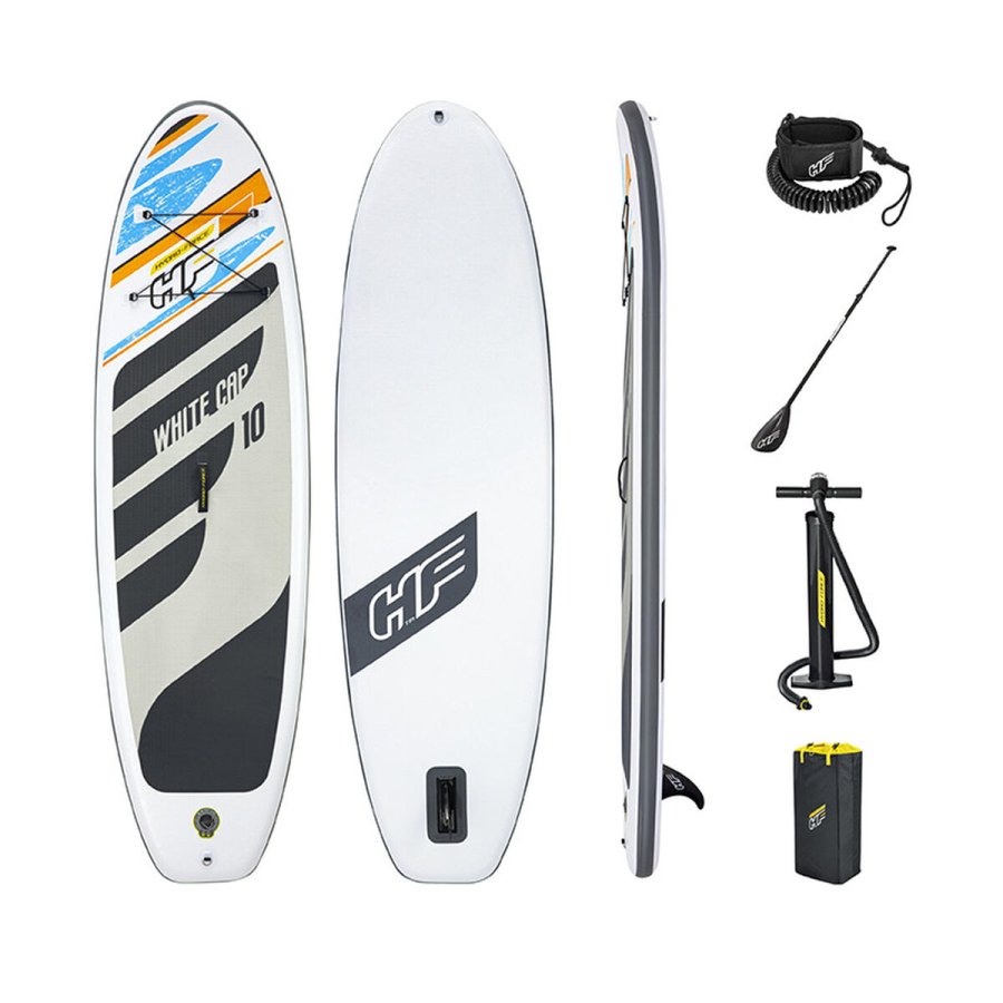 Oppustelige Paddle Surf Board med tilbehr Bestway Hydro-Force Hvid 305 x 84 x 12 cm #1