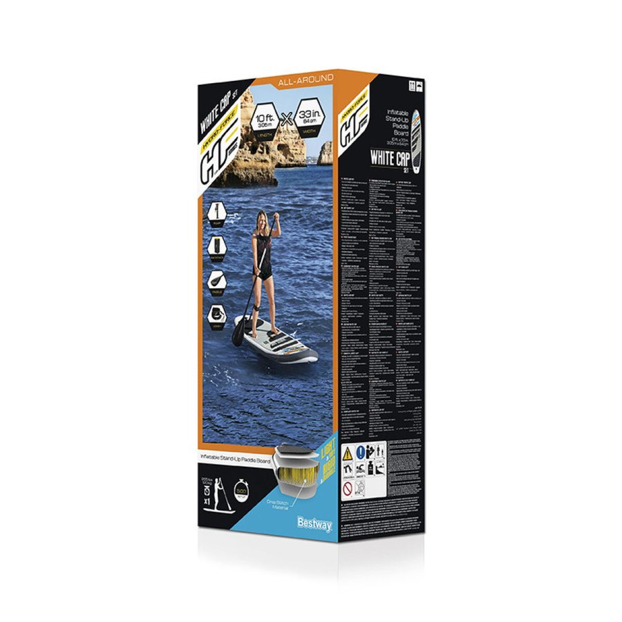 Oppustelige Paddle Surf Board med tilbehr Bestway Hydro-Force Hvid 305 x 84 x 12 cm #2