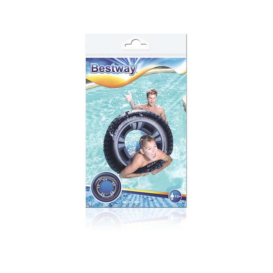 Oppusteligt hjul Bestway Multifarvet Rueda  91 cm #2