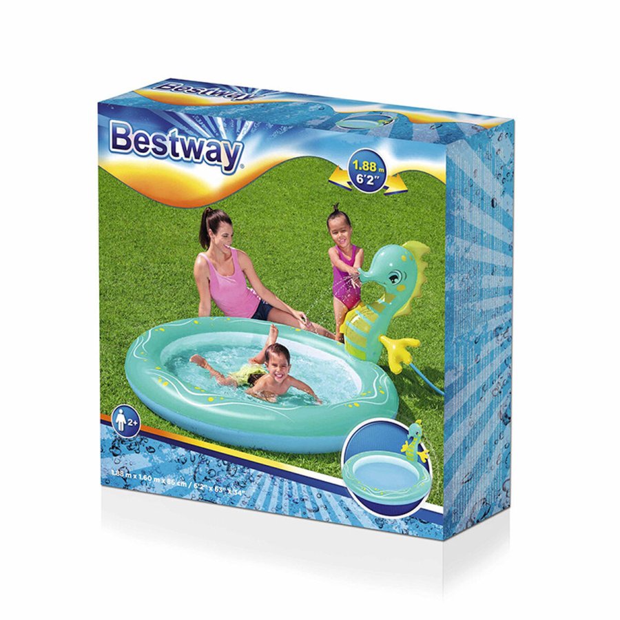 Oppustelig Pool til Brn Bestway Shest 188 x 160 x 86 cm #2