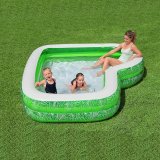Oppustelig Pool til Brn Bestway Grn Multifarvet 231 x 231 x 51 cm #3