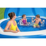 Oppustelig Pool til Brn Bestway Multifarvet 241 x 241 x 140 cm #7