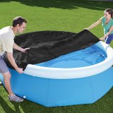 Swimmingpool Cover Bestway Sort  244 cm (1 enheder) #3