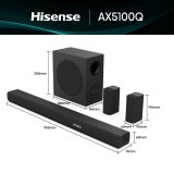 Sound bar Hisense AX5100Q 580 W Sort #7
