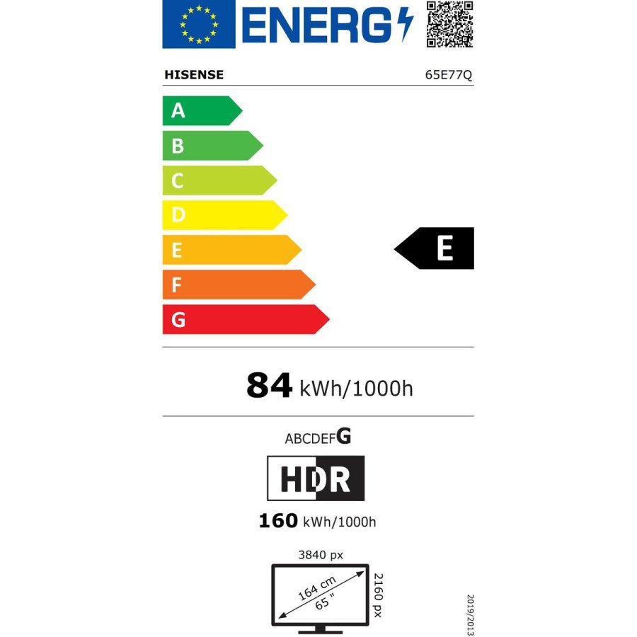 Smart TV Hisense 65E77Q       65 65