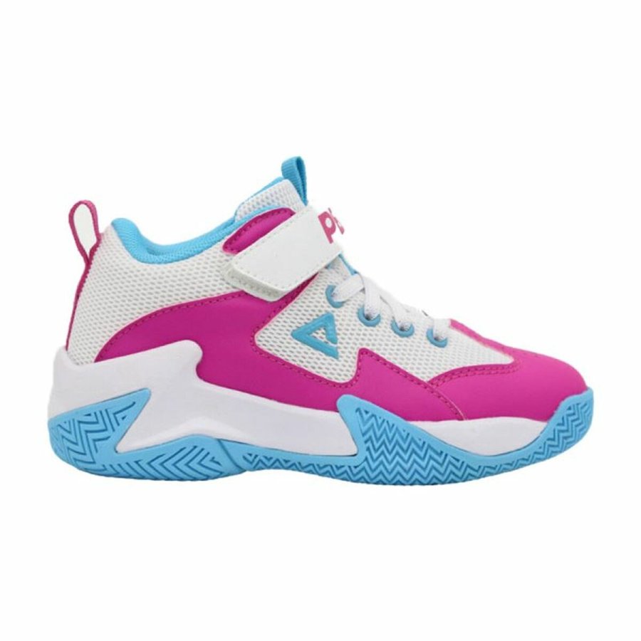 Basketballsko til brn Peak Peak Game 2 Infantil Bl Pink #1