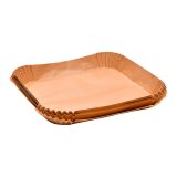 Papir til luftfrituregryde Masterpro foodies mp 26 x 26 x 4,5 cm Bakke 50 enheder #1