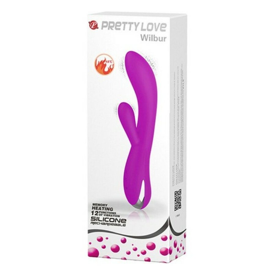 Dual Stimulation Vibe Pretty Love Wilbur Pink (11 cm) #4
