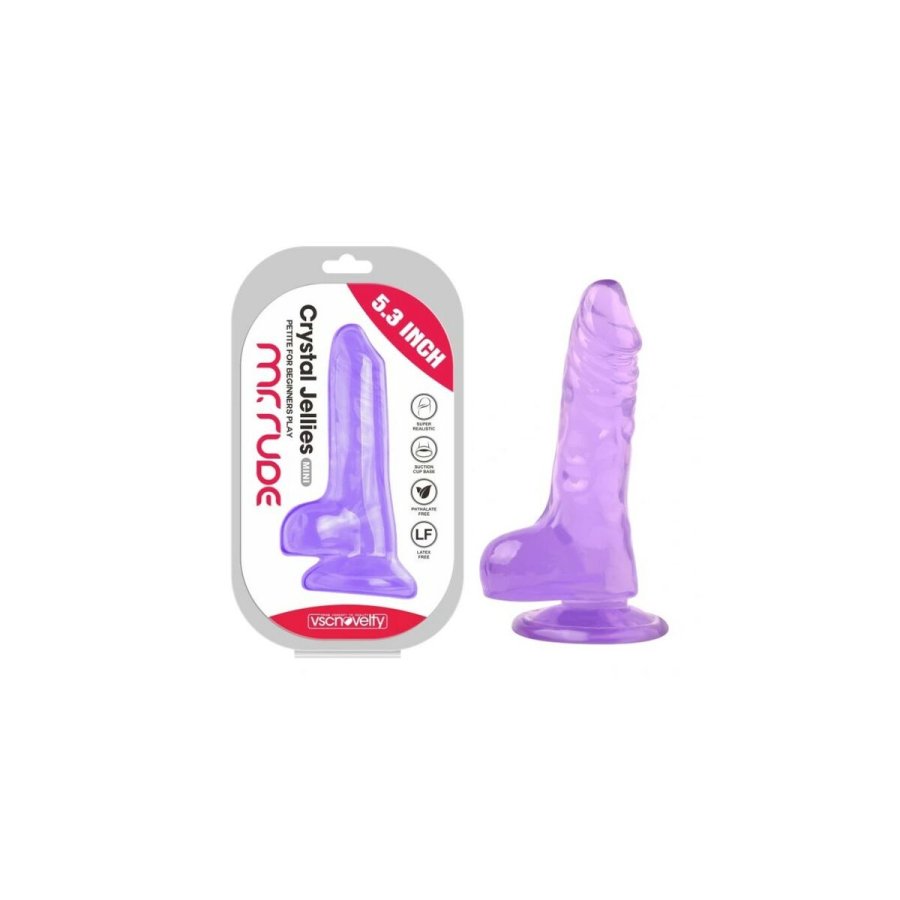 Realistisk Dildo VSCNOVELTY TPE Lilla 13,5 cm #5