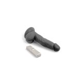 Realistisk Dildo VSCNOVELTY Sort 22 cm #5