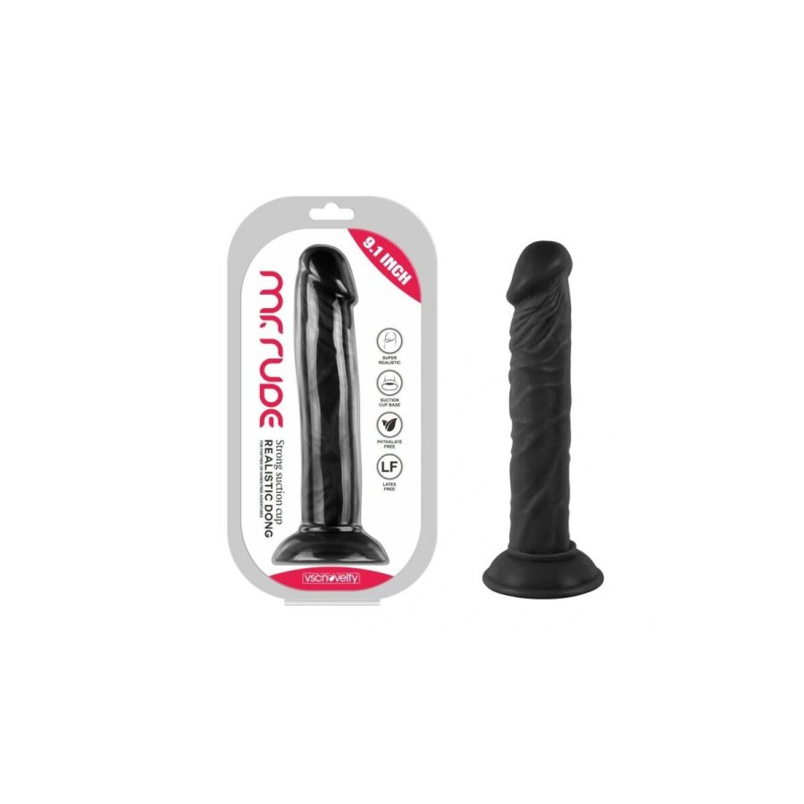 Realistisk Dildo VSCNOVELTY Sort 23,1 cm #3