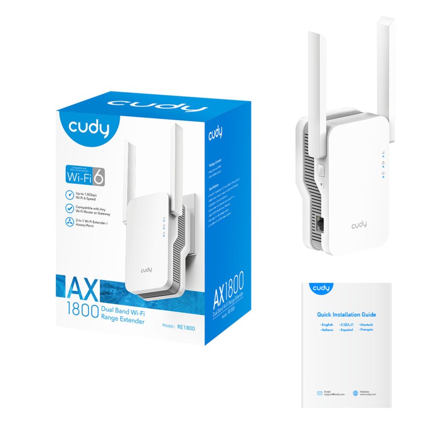 Wi-Fi forst�rker Cudy AX1800 #2
