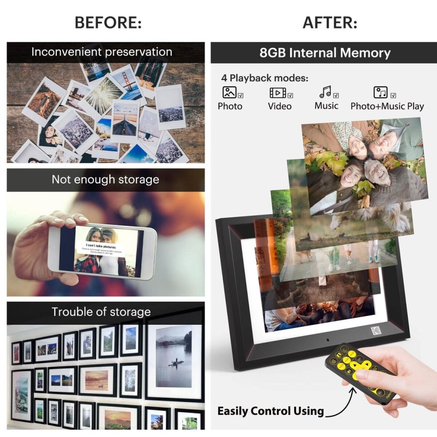 Digital Fotoramme Kodak RDPF1020B #6
