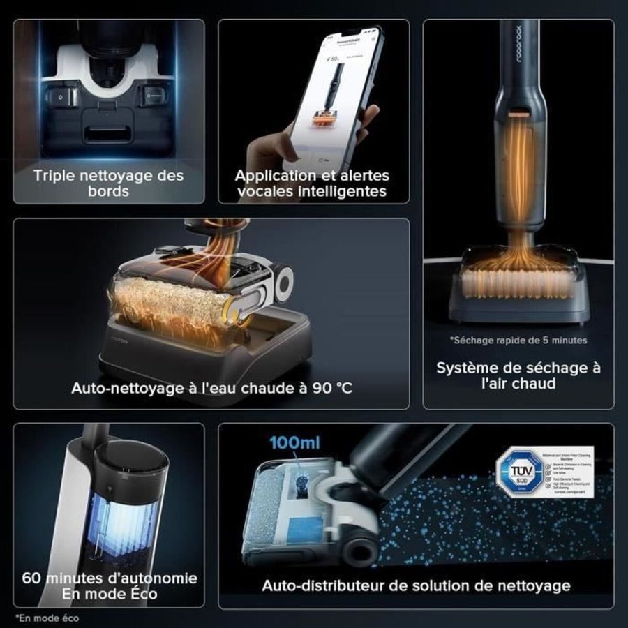 St�vsuger Roborock Hvid #2