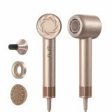 Dreame H�rt�rrer Glory Mix 1600W Ionisk, 3 Magnetmundstykker, Guld #5