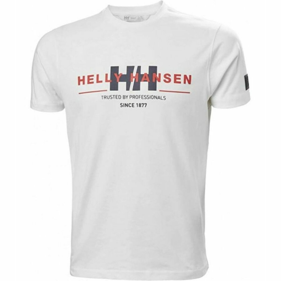 Kort�rmet T-shirt til M�nd RWB GRAPHIC Helly Hansen 53763 001 Hvid #4