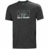 Kort�rmet T-shirt til M�nd NORD GRAPHIC Helly Hansen 62978 981 Gr� #2