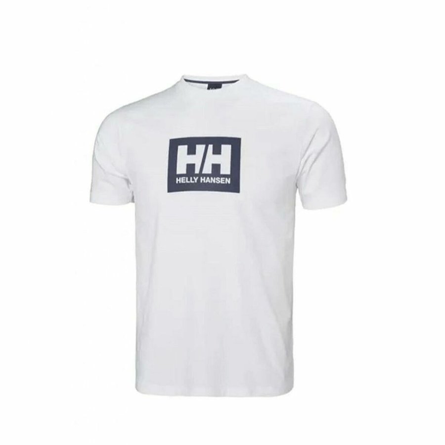 Kort�rmet T-shirt til M�nd  HH BOX T Helly Hansen 53285 003  Hvid #4