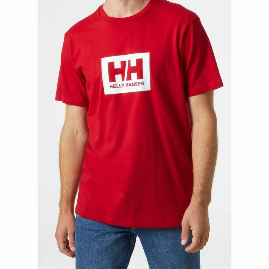 Kort�rmet T-shirt til M�nd  HH BOX T Helly Hansen 53285 162  R�d #2
