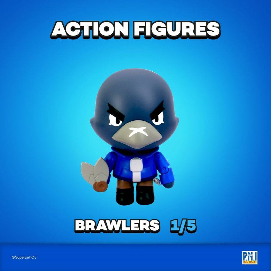 Action Figurer Brawl Stars S1 CROW 11 cm #4