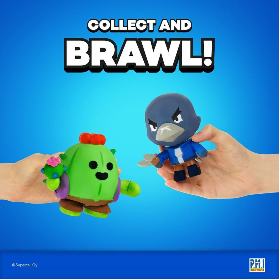 Action Figurer Brawl Stars S1 CROW 11 cm #6