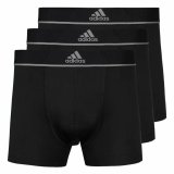Boxershorts til mnd Adidas Active Micro Flex Eco Sort 3 enheder #1