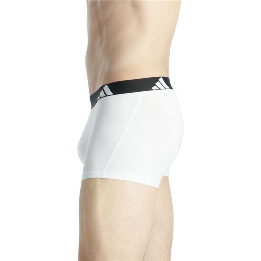 Boxershorts til m�nd Adidas Slip Active Flex Cotton Hvid 3 Dele #4