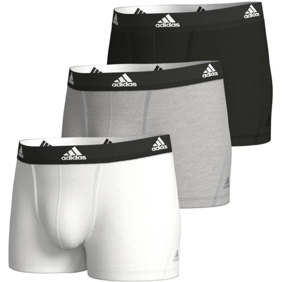 Boxershorts til m�nd Adidas Active Flex Hvid 3 Dele #1