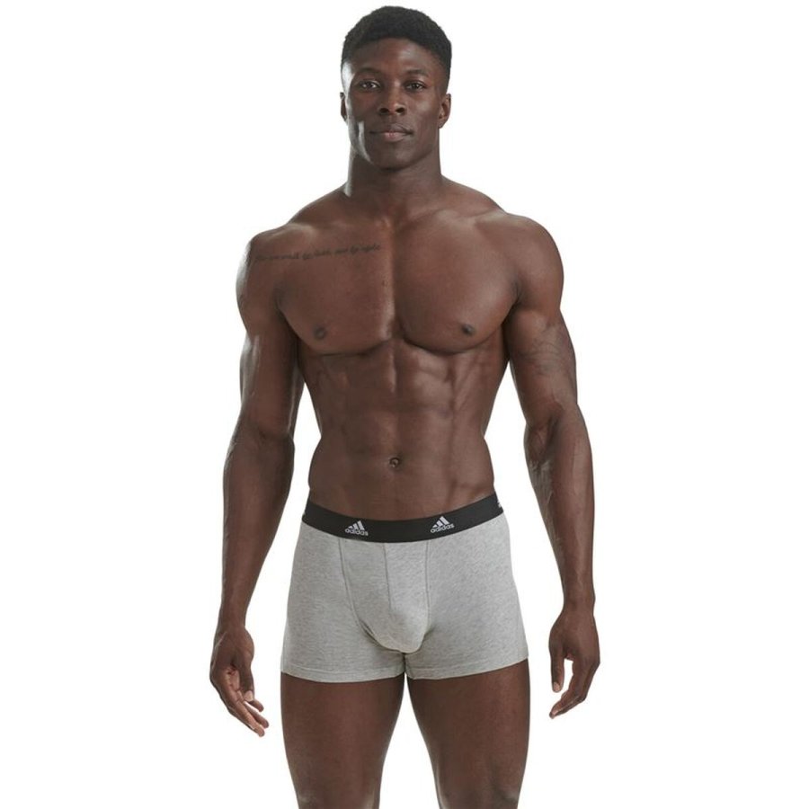 Boxershorts til m�nd Adidas Active Flex Hvid 3 Dele #2