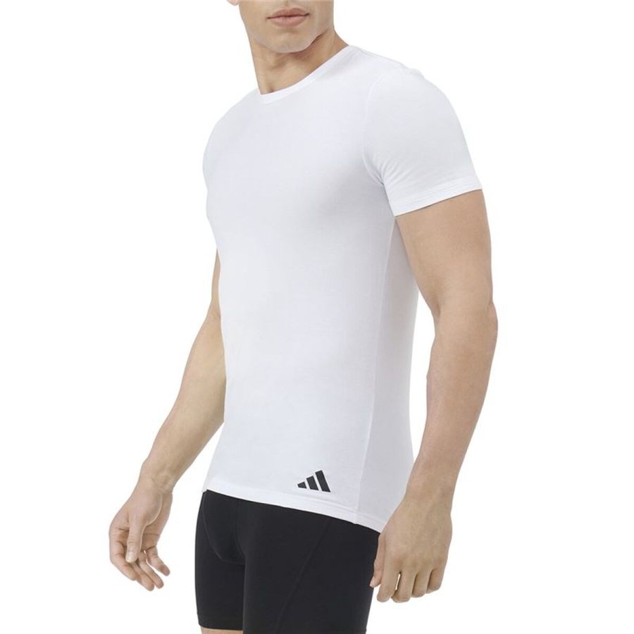 Kort�rmet T-shirt til M�nd Adidas Crew 2P Active Flex #2