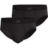 Slips Adidas Slip Low Rise 3 Stripes Active Flex Sort 2 enheder #1
