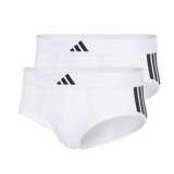 Slips Adidas Slip Low Rise 3 Stripes Active Flex Hvid 2 enheder #1