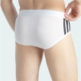 Slips Adidas Slip Low Rise 3 Stripes Active Flex Hvid 2 enheder #3