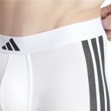 Boxershorts til m�nd Adidas Trunk Low Rise 3 Stripes Hvid 2 Dele #5