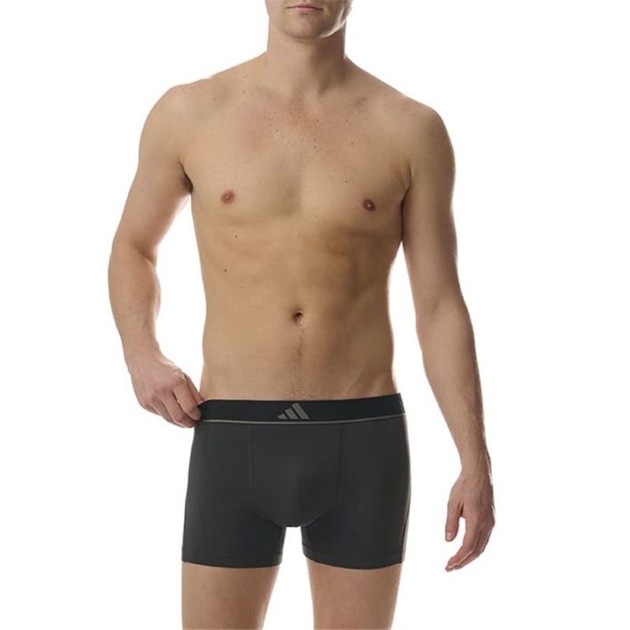 Boxershorts til m�nd Adidas 2P Active Micro Flex Eco Sort 2 Dele #2